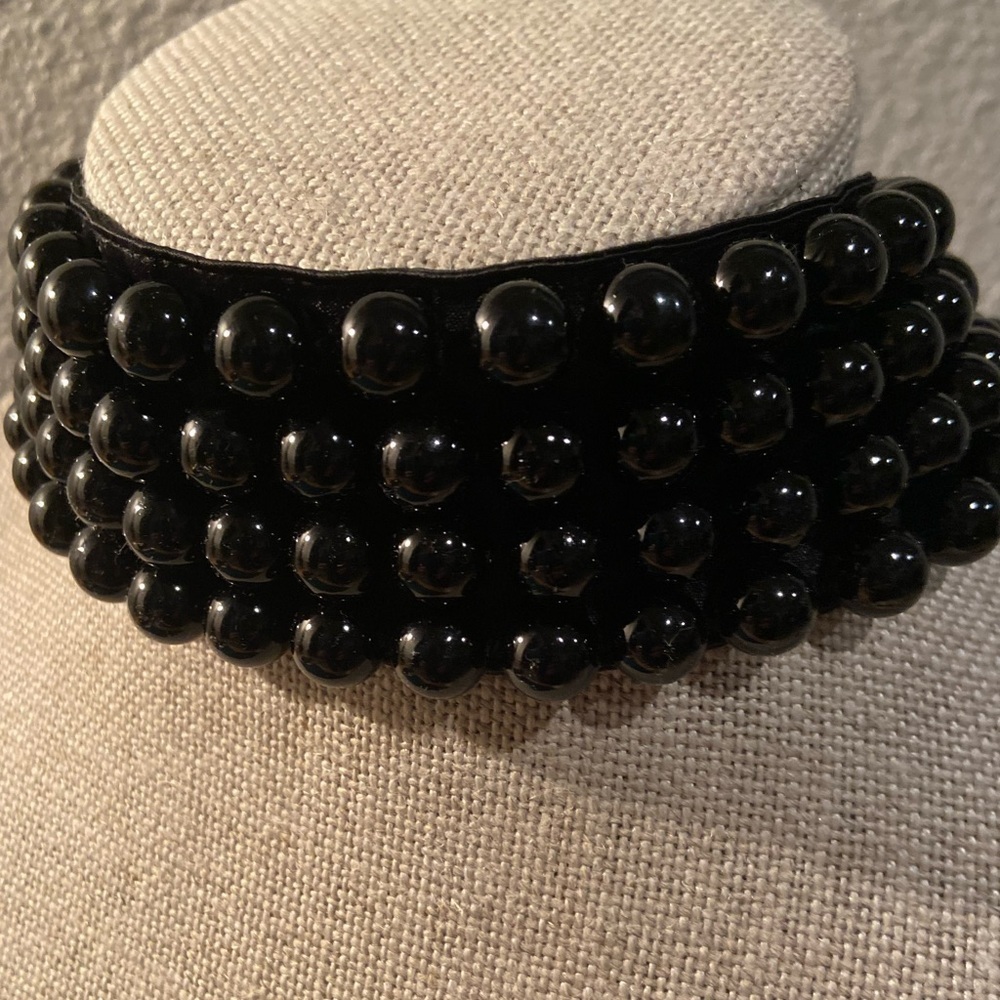 Maeve By Anthropologie~NWT~Striking~Faux Pearl~Beaded~Collar Choker~Necklace - Picture 2 of 13